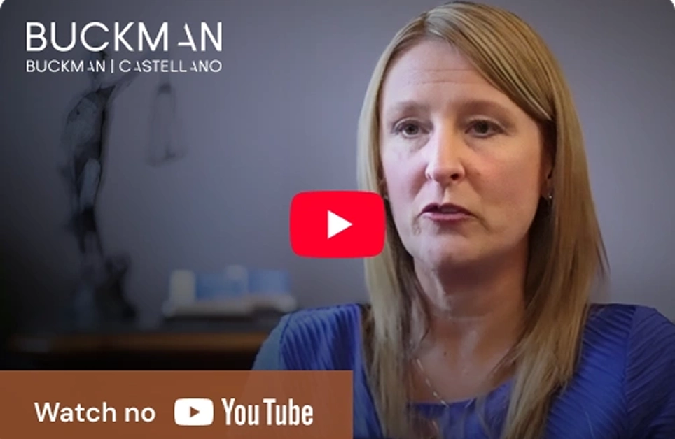 Buckman & Castellano client testimonial video thumbnail